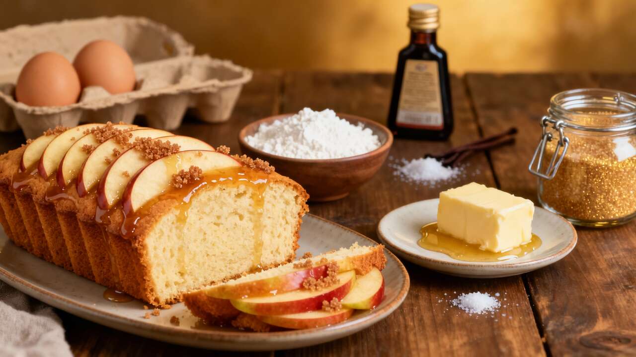 Gâteau Madeleine aux Pommes : recette Gourmande