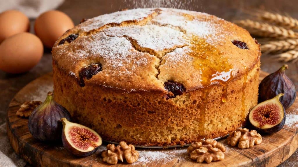 Gâteau moelleux aux figues et noix : recette facile et savoureuse