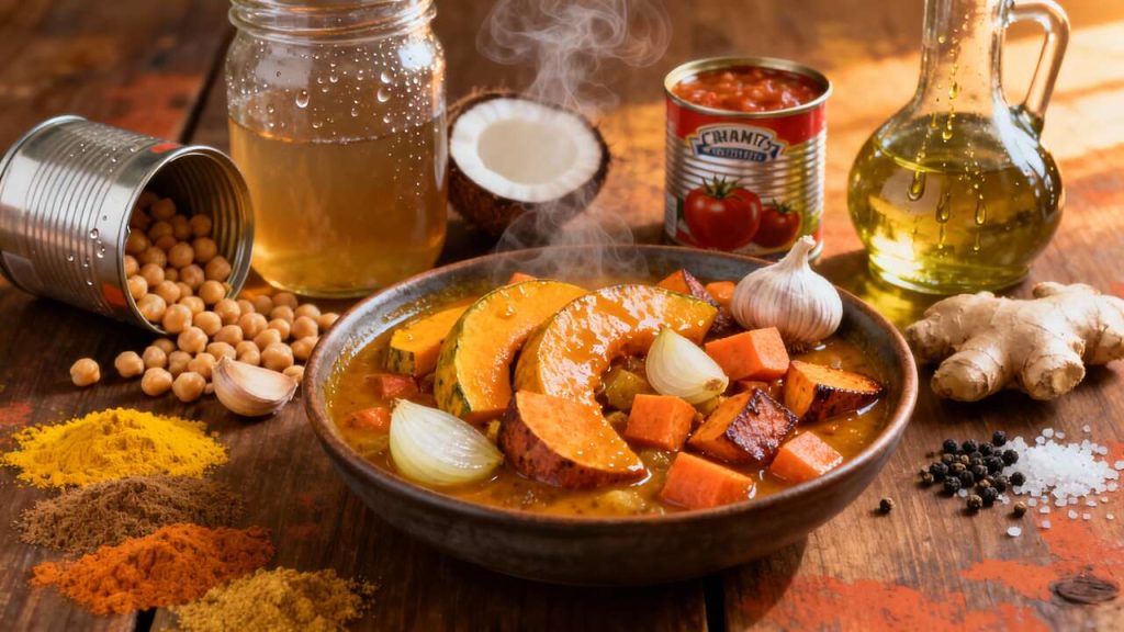 Curry de légumes d'automne : recette gourmande et facile