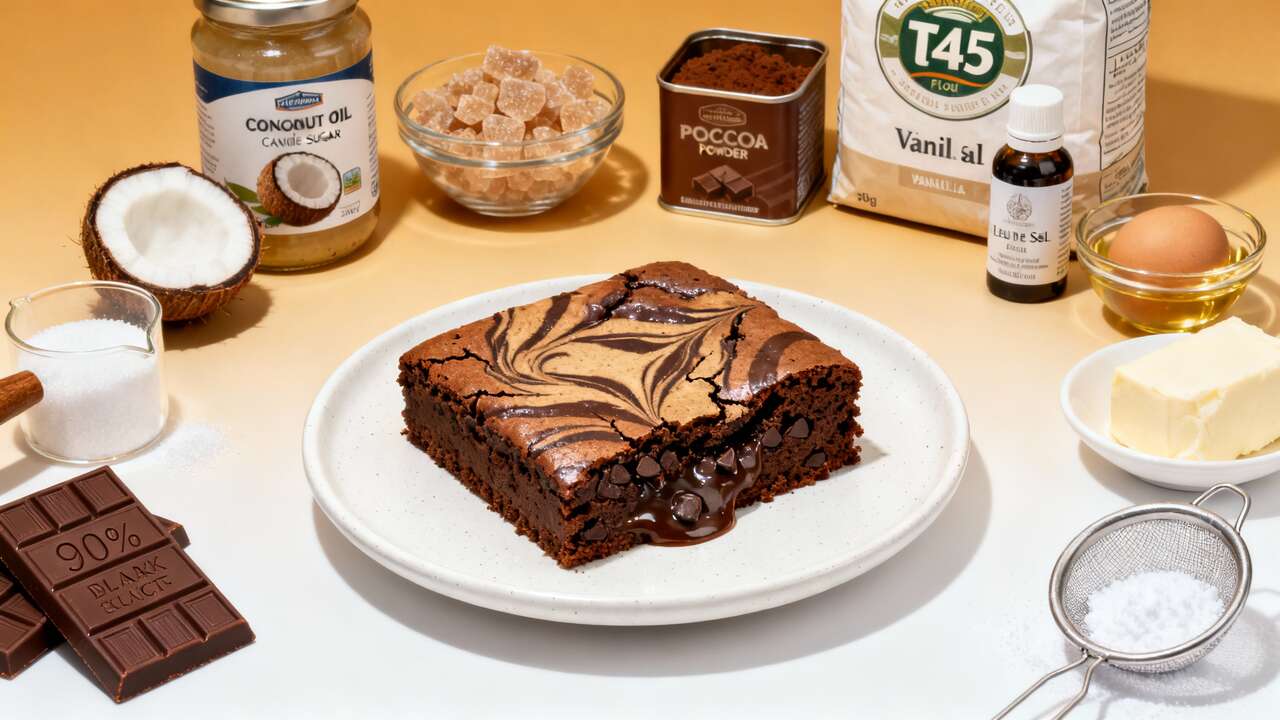Recette de Brownie Marbré Facile et Délicieux