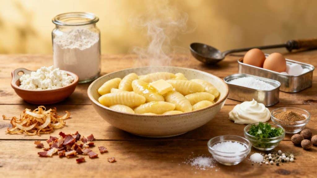 Recette de knepfles : gnocchis alsaciens maison