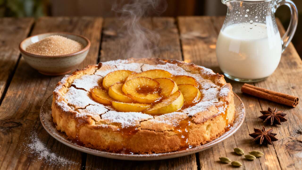 Clafoutis aux coings et épices douces