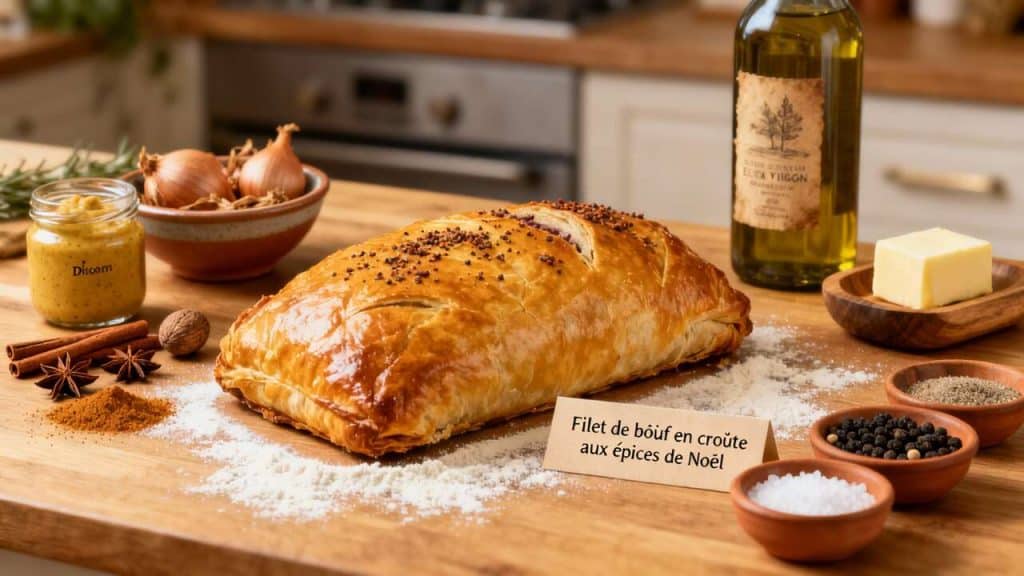 Filet de bœuf en croûte aux épices de Noël