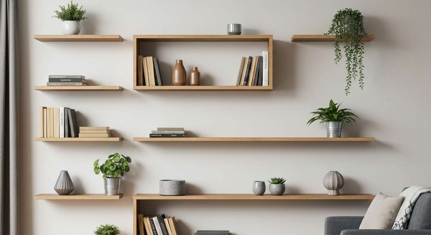 Optimiser l&rsquo;espace avec des &eacute;tag&egrave;res murales