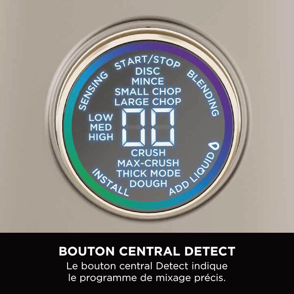 Ninja Detect Power Blender Processor Pro 3-en-1, mixeur 1200W, bol à mélanger, lame malaxeur, 3 gobelets individuels, récipient, pétrir, mixer, hacher et mélanger, stone or, TB401EUSTGD