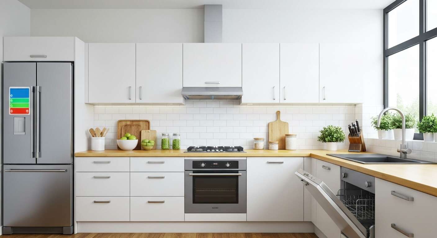 &eacute;lectrom&eacute;nager &eacute;conome en &eacute;nergie pour une cuisine verte