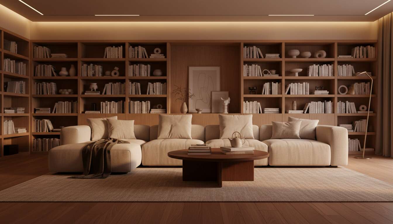 Le salon : un espace de vie ordonn&eacute;