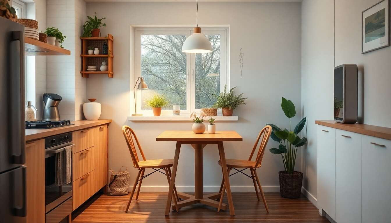 Int&eacute;grer un coin repas : des solutions conviviales pour petits espaces