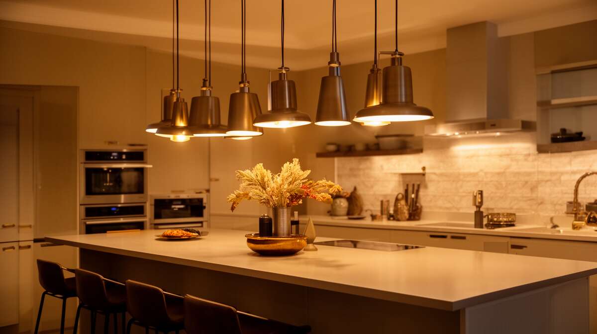 Suspensions pour cr&eacute;er une ambiance chaleureuse