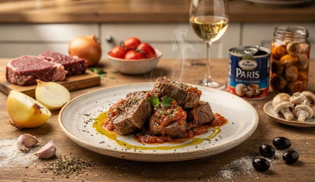 Recette de Veau Marengo : plat Savoureux et Facile à Réaliser