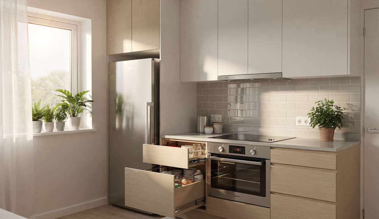 Aménager une petite cuisine pour maximiser le confort