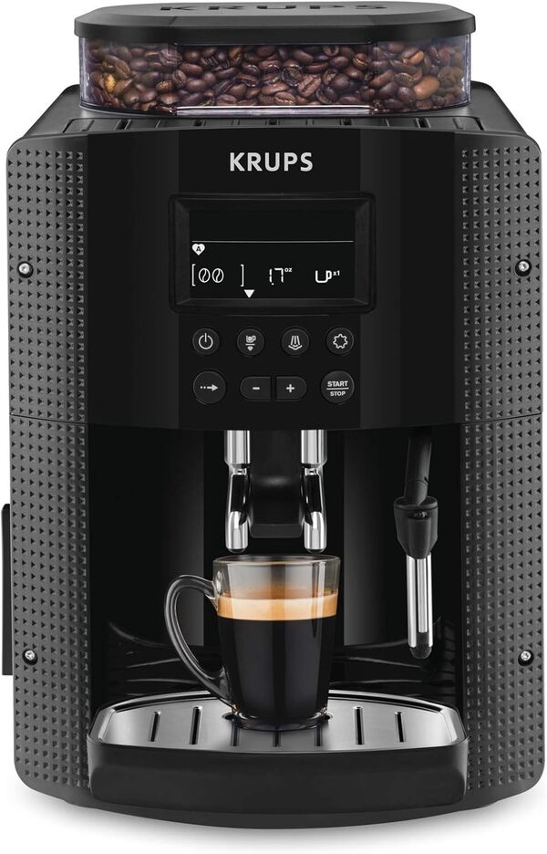 KRUPS Essential Machine à Café à Grain Machine à Café Broyeur Grain Cafetière & Tablettes Détergentes Espresseria Compatible Pour Full Auto EA/XP et Rowenta ES Accessoire Officiel