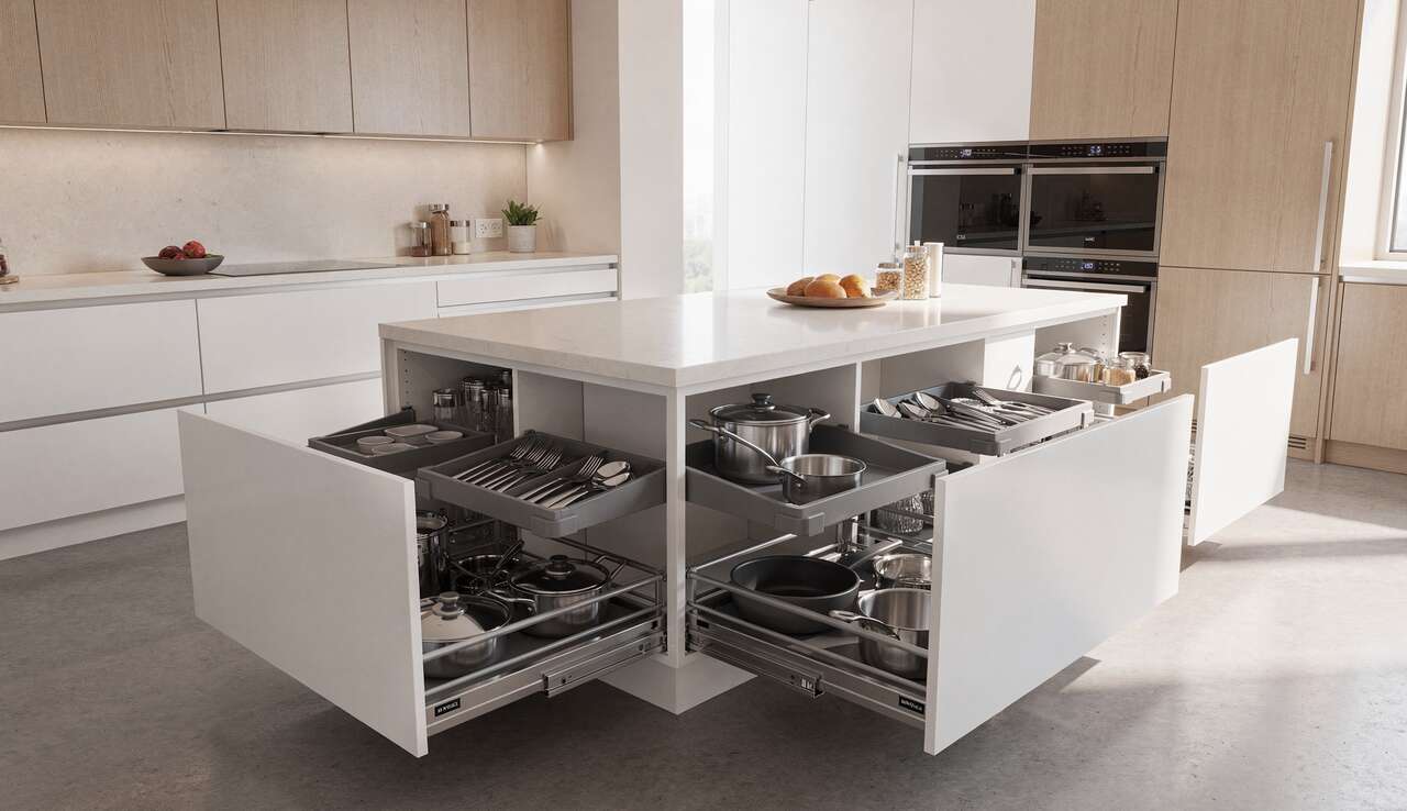 Maximiser l'espace : tiroirs coulissants ingénieux