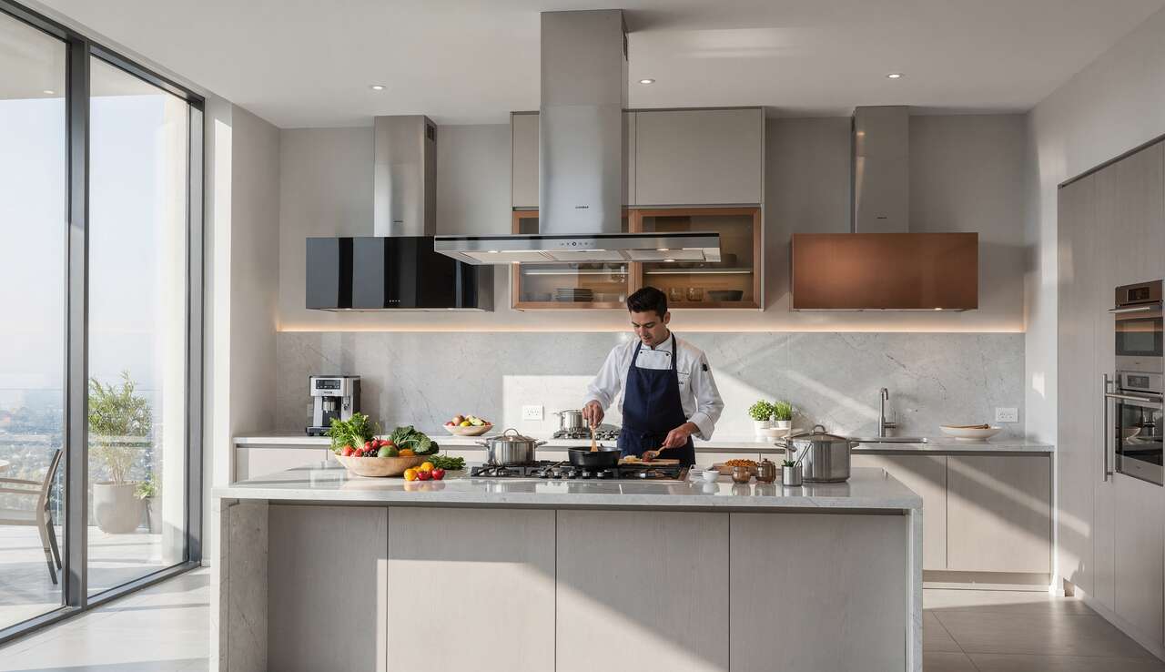 Choisir la bonne hotte pour une cuisine moderne