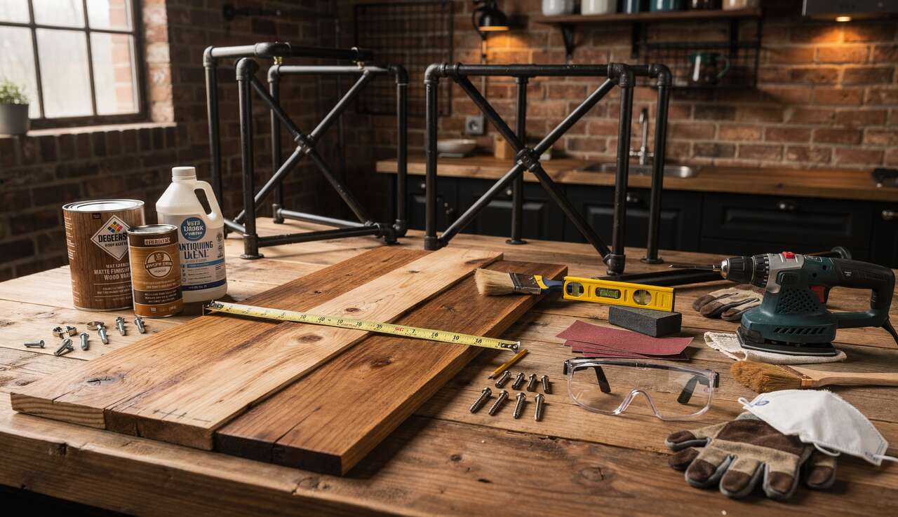 Apporter une touche vintage à une cuisine industrielle