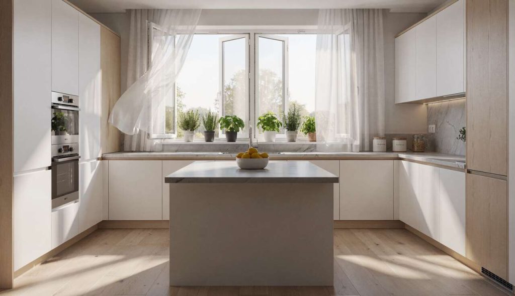 Aménager une cuisine saine grâce à la ventilation naturelle