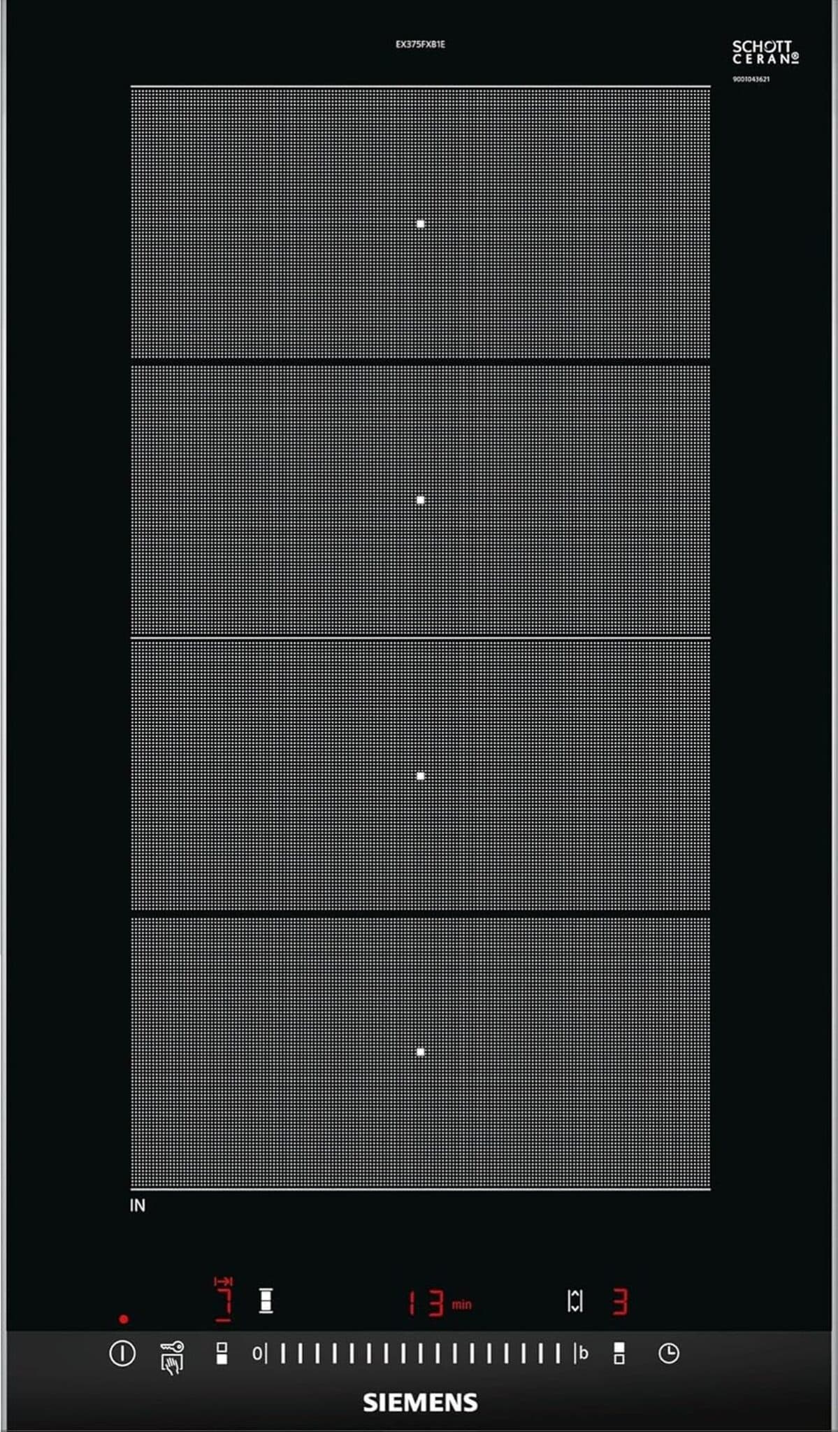 Test Siemens EX375FXB1E : plaque induction 2 feux compacte