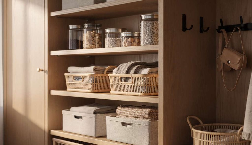 Matériaux durables pour organiser ses placards