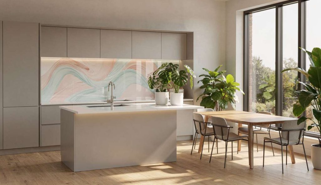 Tendances déco : sublimation murale pour cuisine moderne
