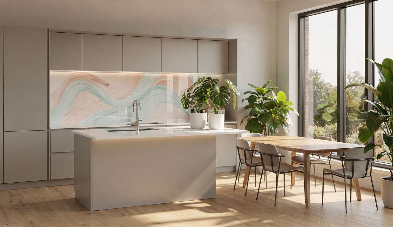 Tendances déco : sublimation murale pour cuisine moderne