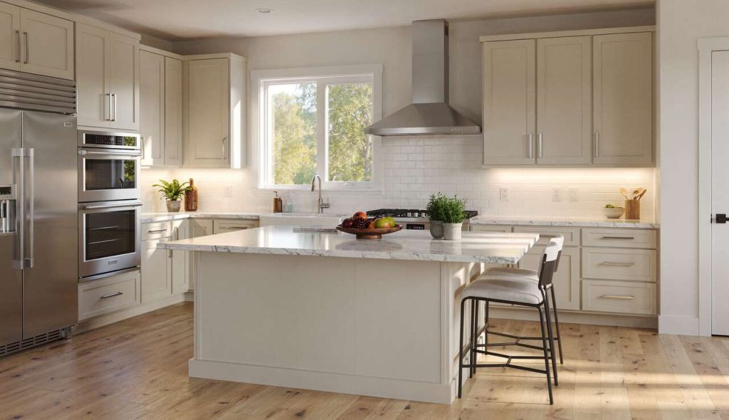 Agencement cuisine : placez l'îlot central intelligemment