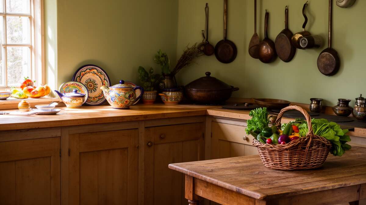 Découverte des couleurs pour cuisine rustique