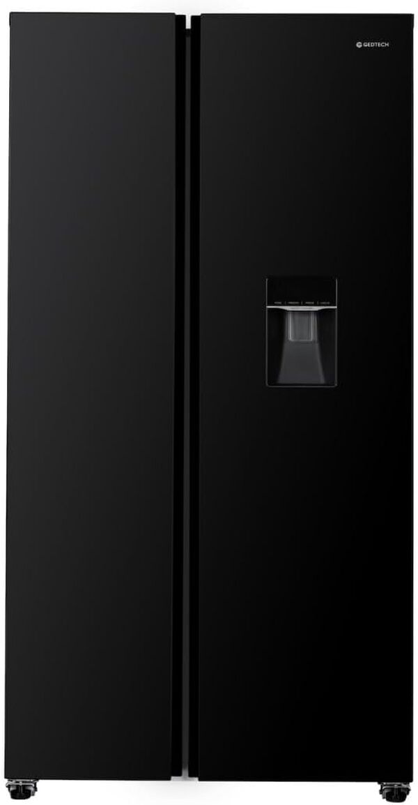 GEDTECH Réfrigérateur multi-portes GSBS510BL 510L (324L + 181L) - Distributeur d'eau - Noir [Classe énergétique E]