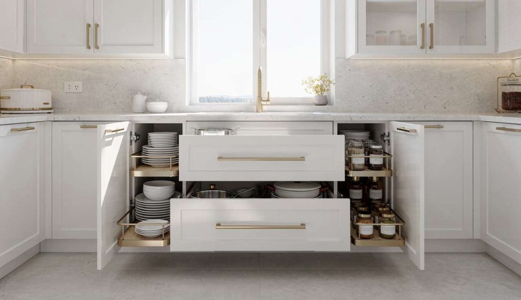 Créer des espaces de stockage pratiques en cuisine