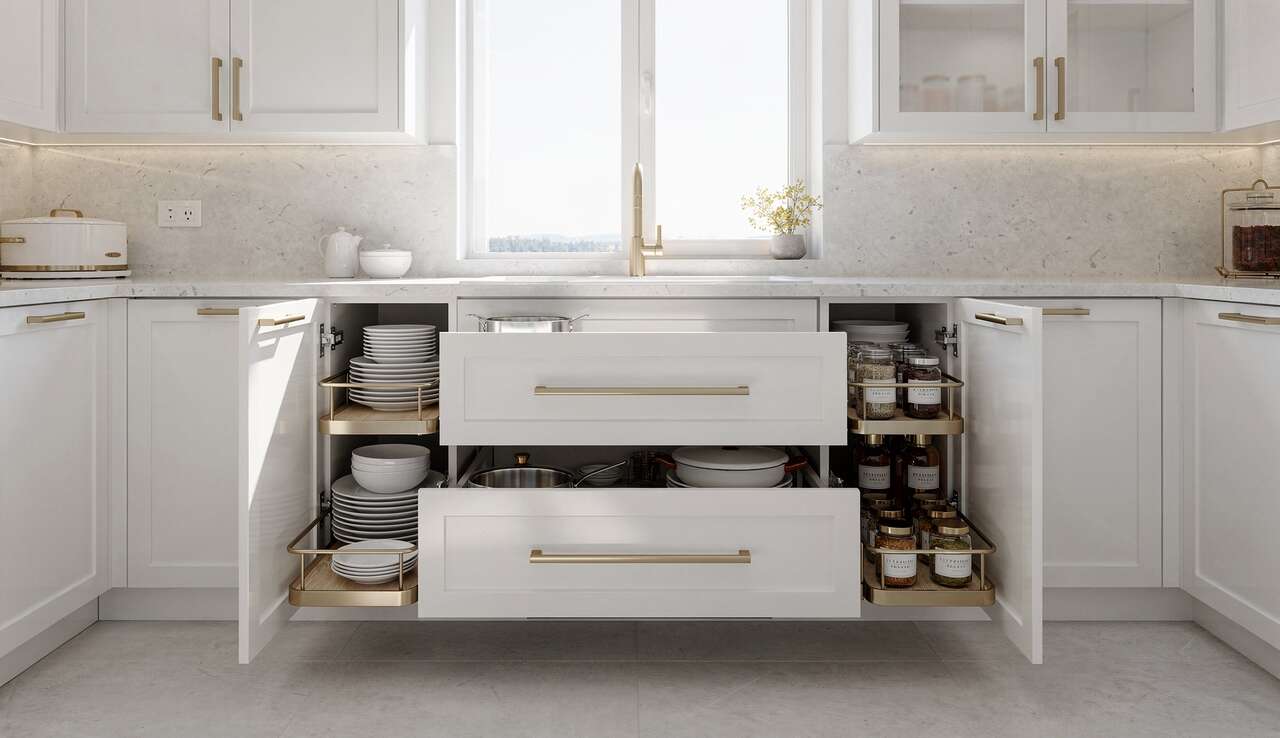 Créer des espaces de stockage pratiques en cuisine