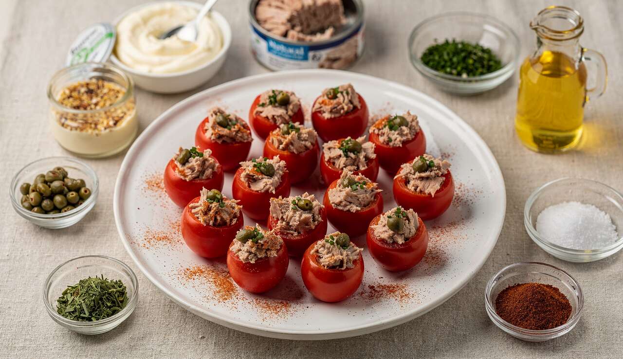 Tomates cerises farcies au thon : une recette gourmande