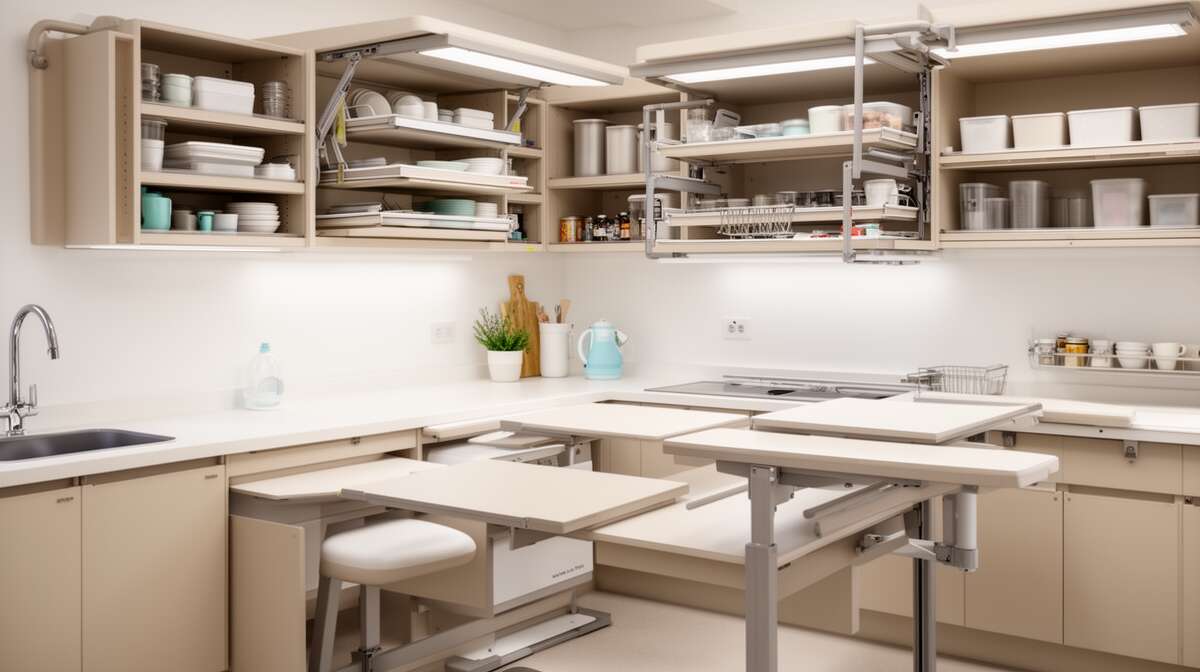 Rangements en hauteur : accessibles et fonctionnels