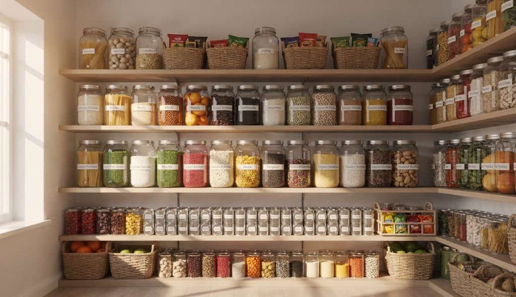 Rangement garde-manger : astuces d'organisation