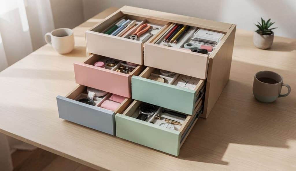 Optimiser les petits tiroirs : astuces gain de place