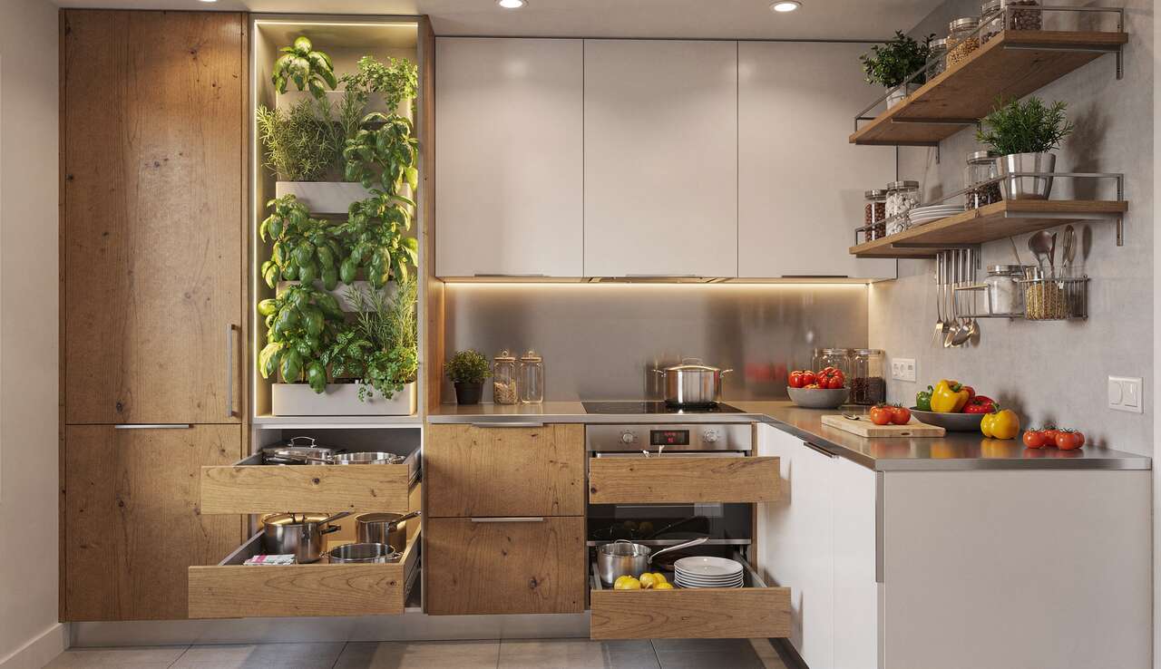 Gestion astucieuse des espaces en cuisine