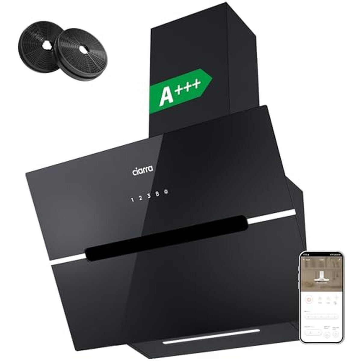 Test de la hotte Ciarra CBCB6736F : design élégant et performance