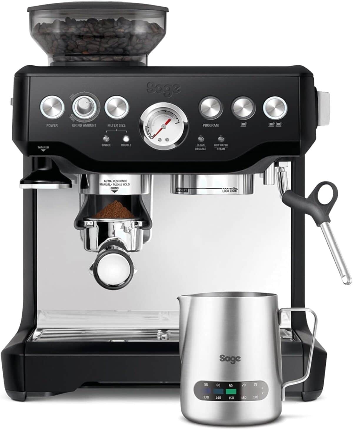 Test de la Sage Barista Express : machine à café ultime en truffe noire