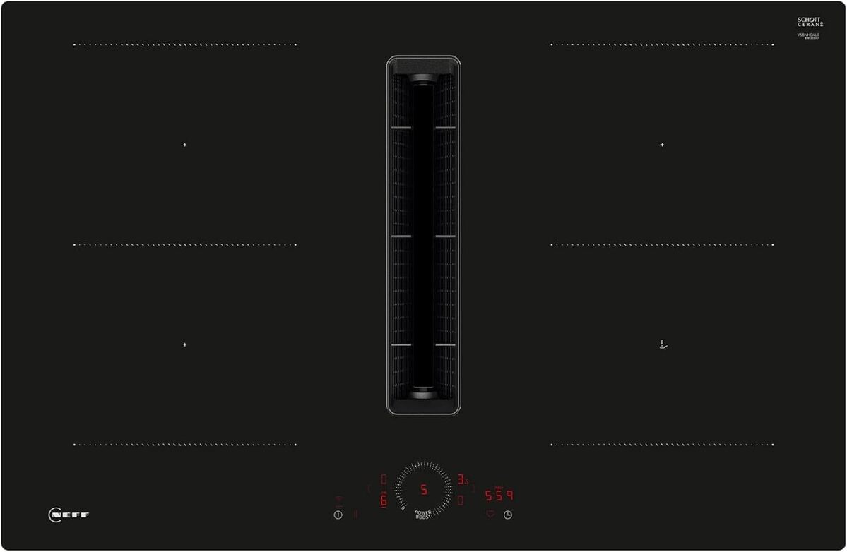 Test : plaque induction Siemens N70 avec hotte intégrée
