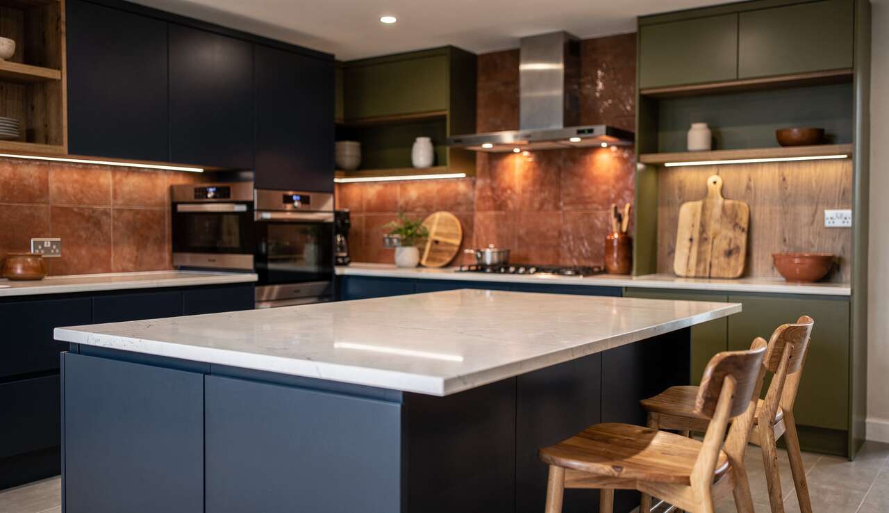 Tendances couleurs pour les plans de travail cuisine