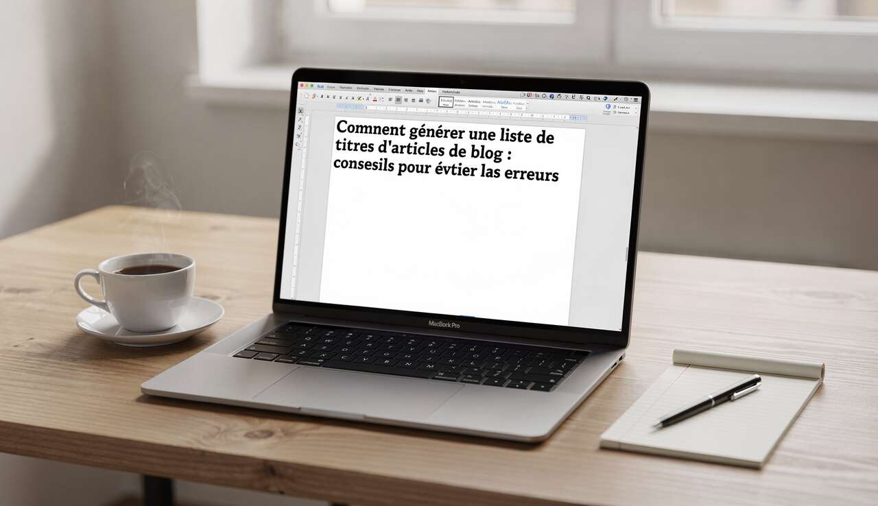 Comment générer une liste de titres d'articles de blog : conseils pour éviter les erreurs