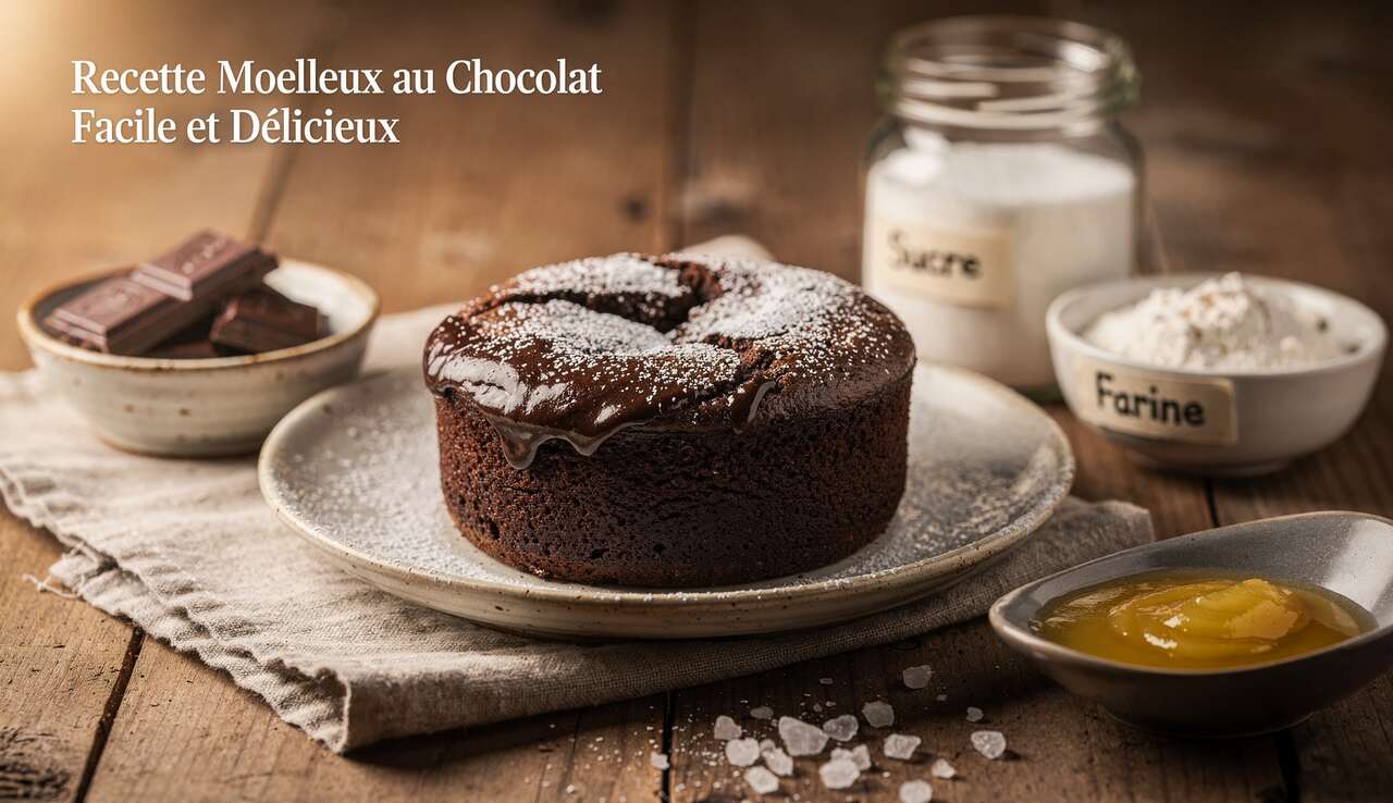 Recette Moelleux au Chocolat Facile et Délicieux