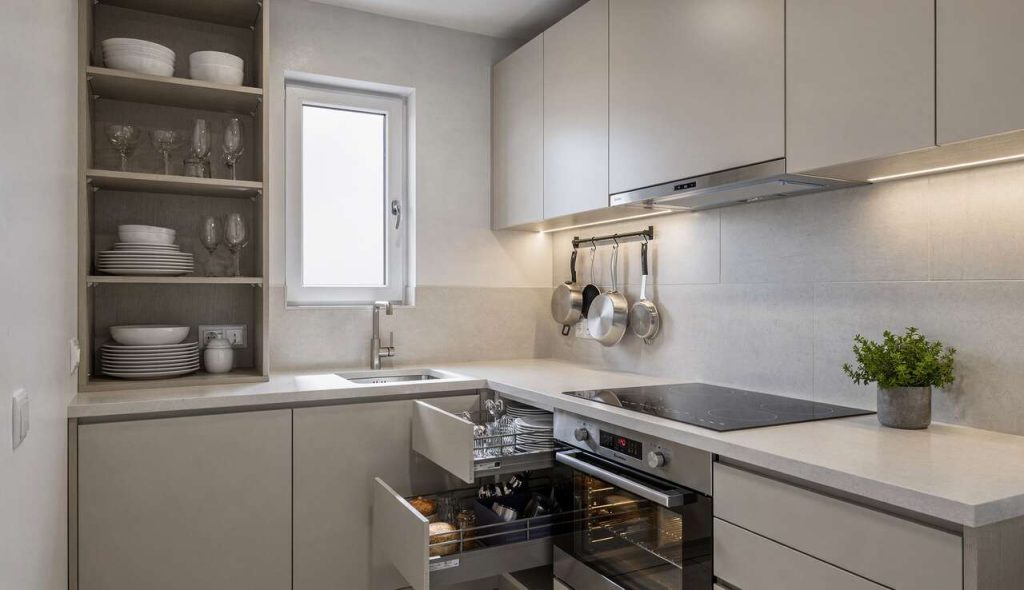 Options de rangement pour petites cuisines