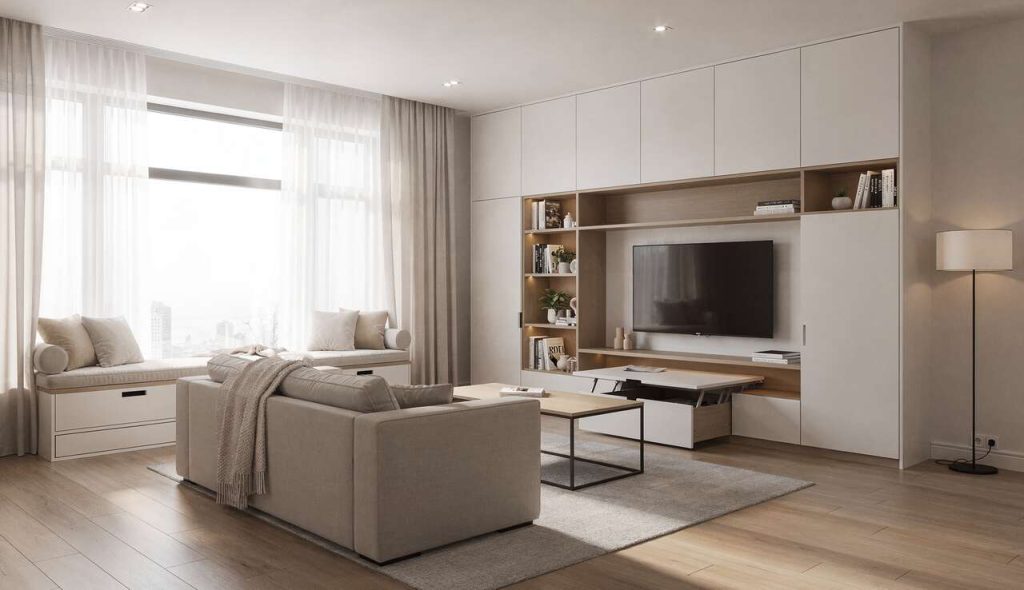 Meubles encastrés : gain de place assuré