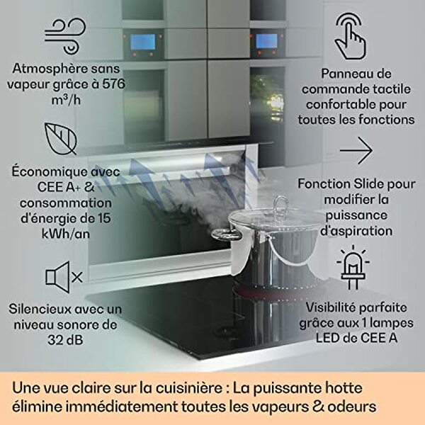 Découvrez notre test complet de la hotte aspirante encastrable Klarstein Downdraft 60cm : allie efficacité et silence pour une cuisine agréable. Analyse des performances, design moderne et avis utilisateur.