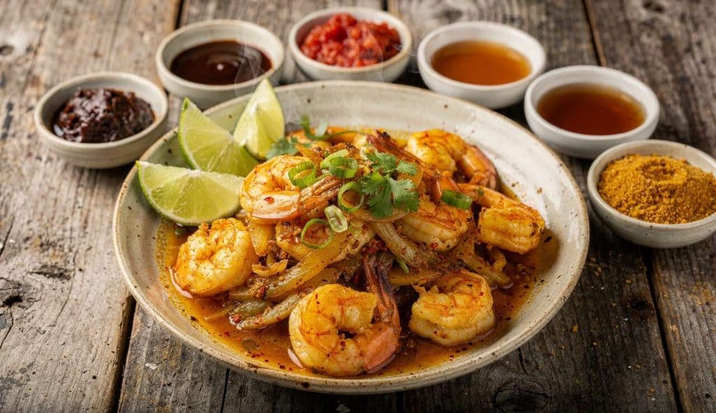 Crevettes sautées façon birmane : recette authentique à découvrir