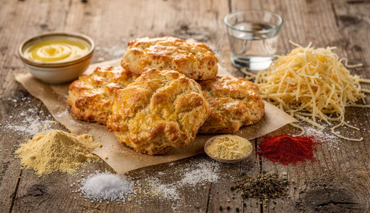 Biscuits à l'emmental maison : recette simple et savoureuse