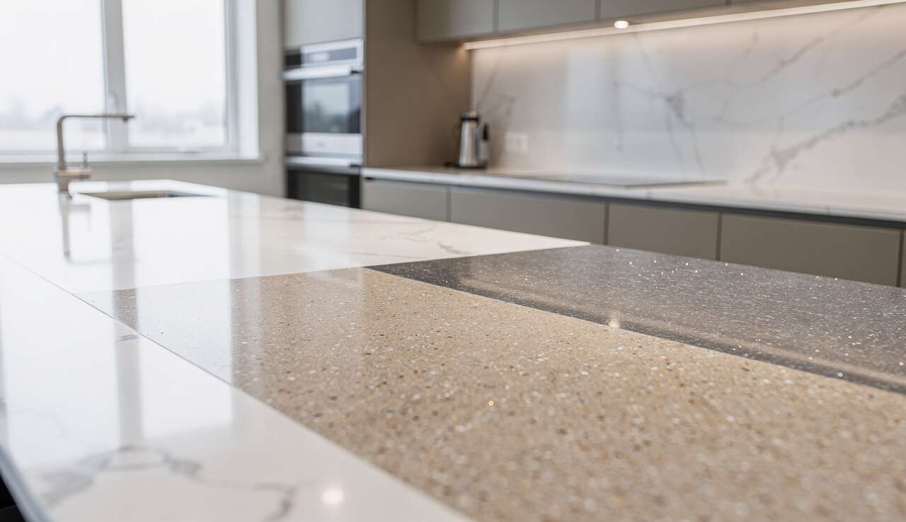 Une esth&eacute;tique &eacute;l&eacute;gante : la vari&eacute;t&eacute; des couleurs et des finitions en quartz