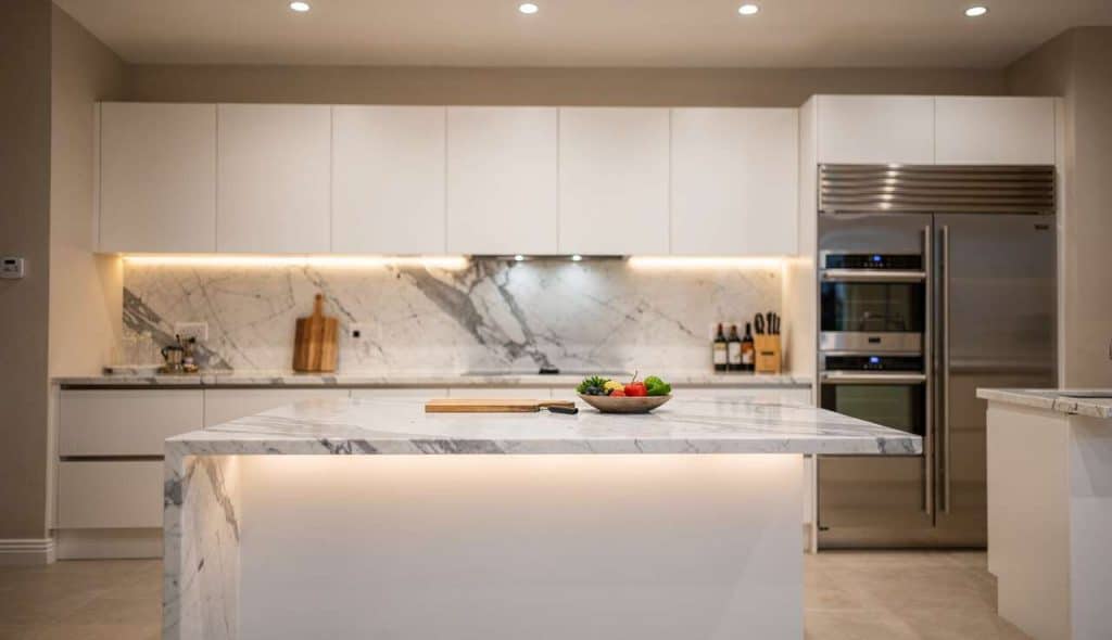 Aménager l'éclairage de plan de travail