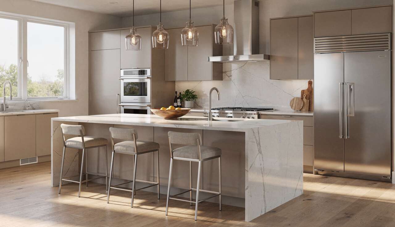 Int&eacute;grer un &icirc;lot central : fonctionnalit&eacute;s et design