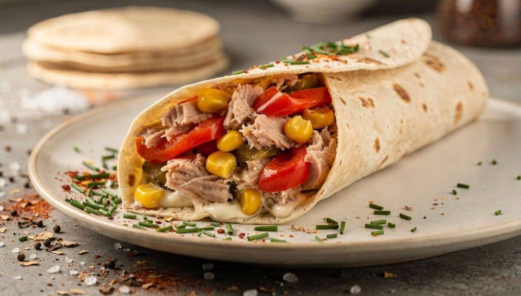 Recette de wraps au thon : un délice rapide et savoureux