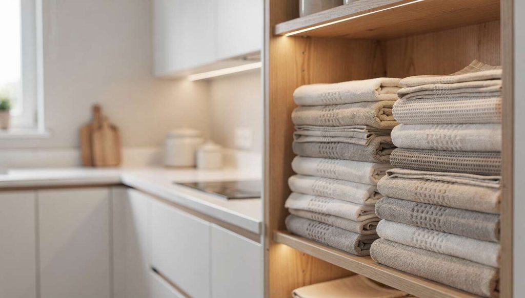 Organiser son linge de cuisine : astuces pratiques